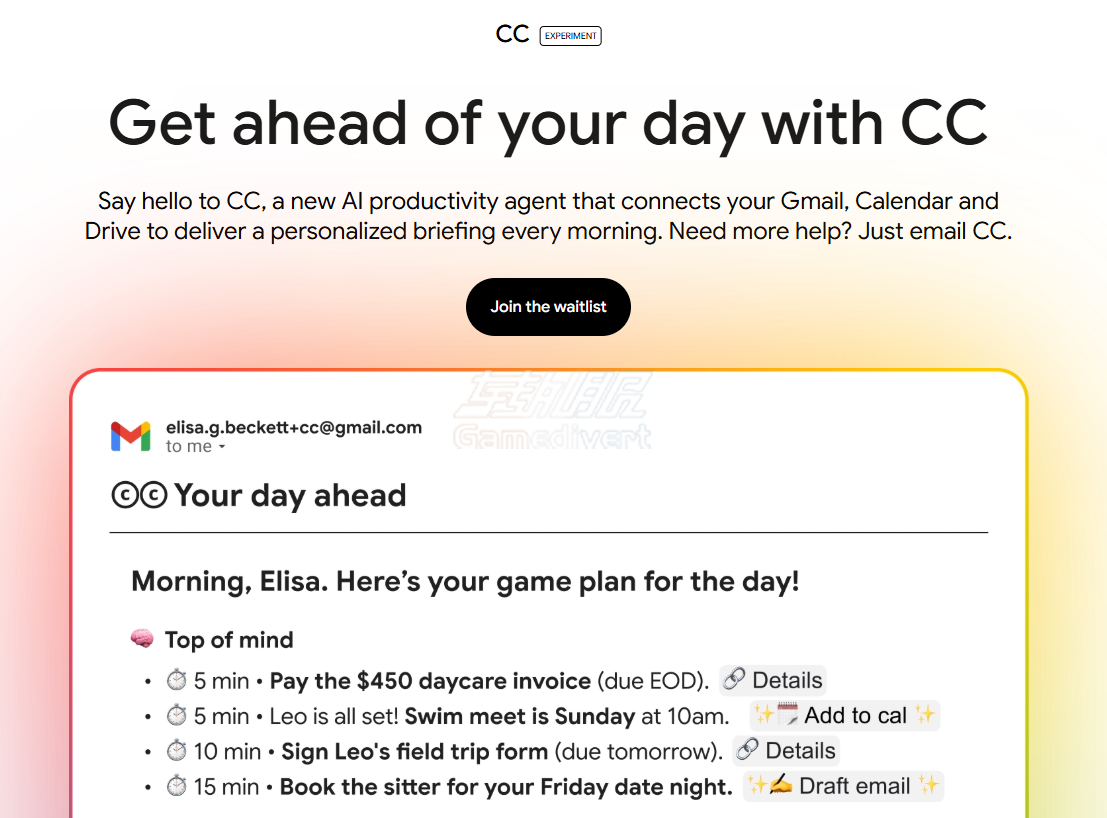 Google,Google Labs CC, Google CC, 谷歌AI助理, Google Labs CC是什么, Google Labs CC功能, Google AI Ultra代订阅, Gemini Advanced订阅, 谷歌账号购买, 谷歌AI会员代充