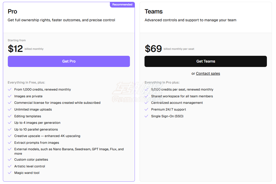 会员版本及权益说明 Recraft, Recraft.ai, Recraft AI, Recraft会员, Recraft代订阅, Recraft代充, Recraft充值, Recraft Pro, Recraft Teams, Recraft V3, AI矢量图, SVG生成, AI图标设计, AI平面设计