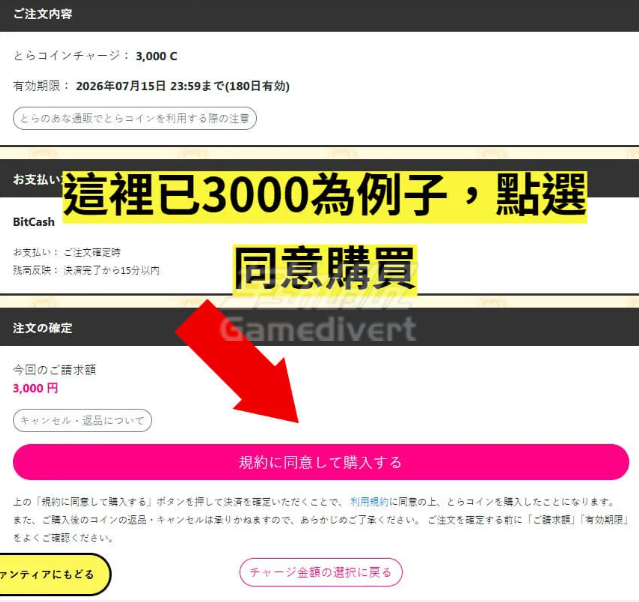 确认购买内容