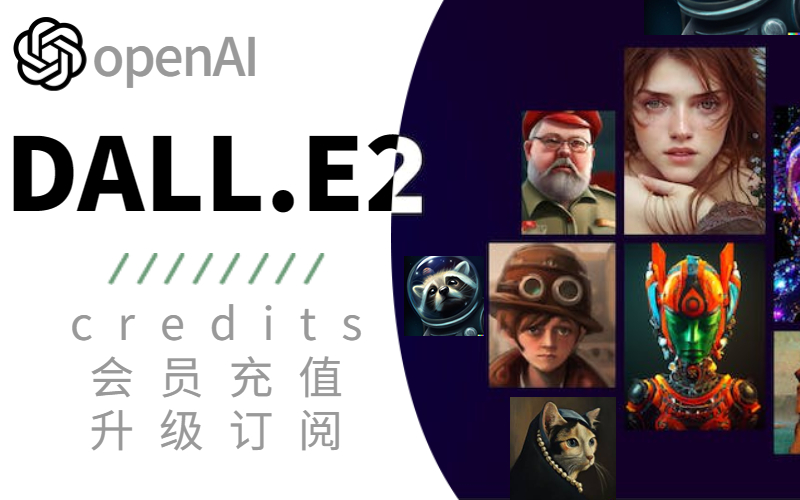 DALL.E会员充值credits_ 代购订阅DALL·E 1/2/3会员openAI_DALL.E达利绘画